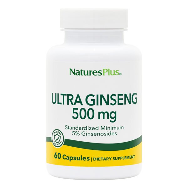 Natures Plus Ultra Ginseng 500 60 Capsules