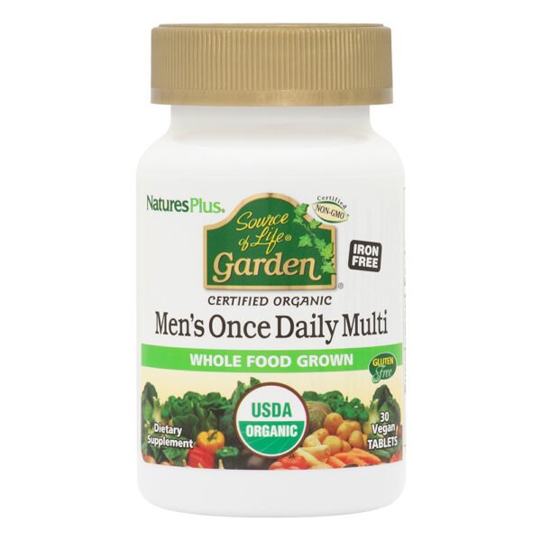 Natures Plus Source Of Life Garden Organic Men's Daily Tablet 30's