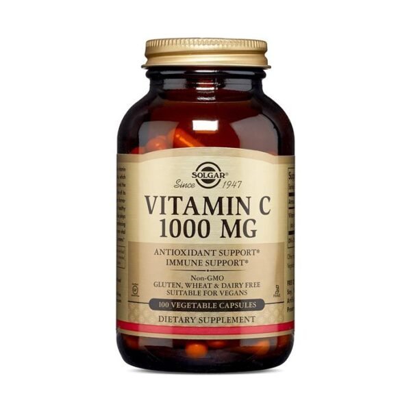 Solgar Vitamin C 1000mg Vegetable capsules 100's