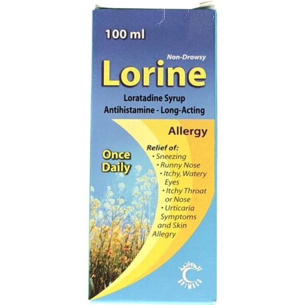 Lorine 5mg/5ml Syrup (Alcoholfree) 100ml Bottle