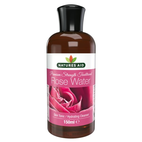 Natures Aid Premium Strength Traditional Rose Water 150ml