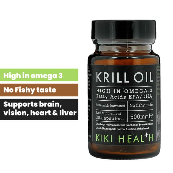 Kiki Health Krill Oil 500mg 30 Capsules
