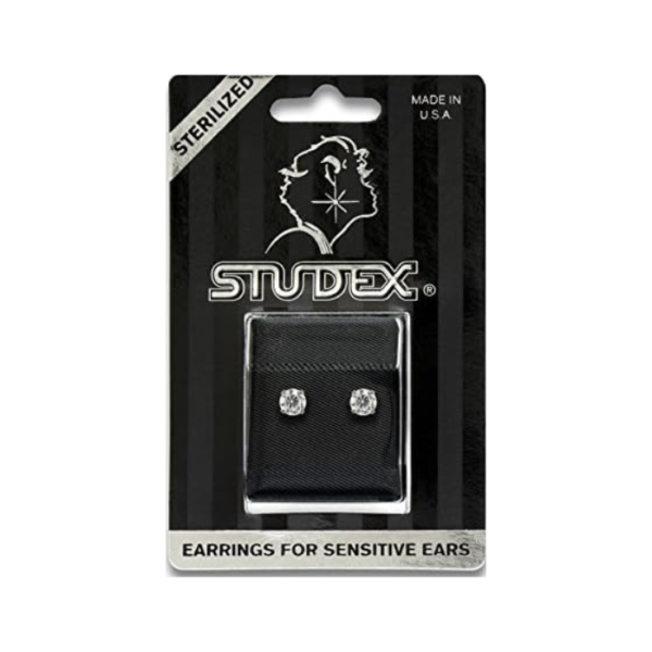Studex Sensitive Stainless Steel 5mm Cubic Zirconia S743W