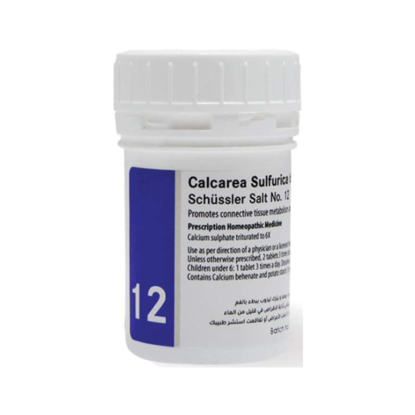 Adler Schussler Salt No 12 Calcarea Sulphuricum (6x200)100s