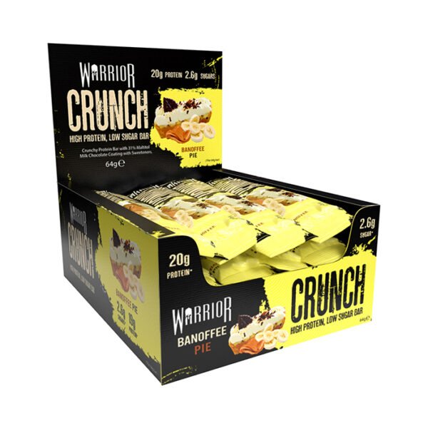 Warrior Crunch Banoffee Pie 12 x 64g Bars