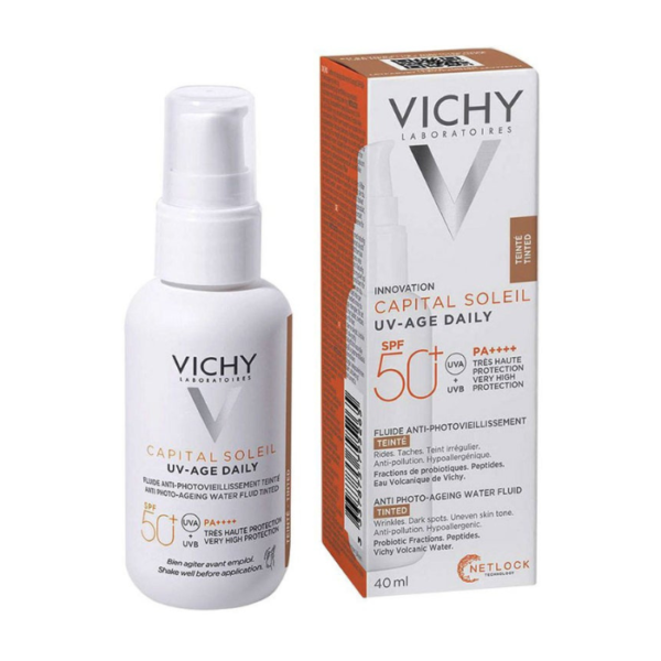 Vichy Capital Soleil UV-Age (SPF 50+) Daily Water Fluid Tinted 40ml