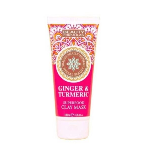 Beauty Formulas Ginger & Turmeric Superfood Clay Mask 100ml