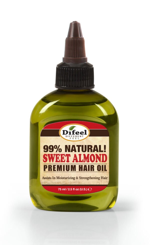 Difeel 99% Natural Blend Sweet Almond Hair Oil 75ml