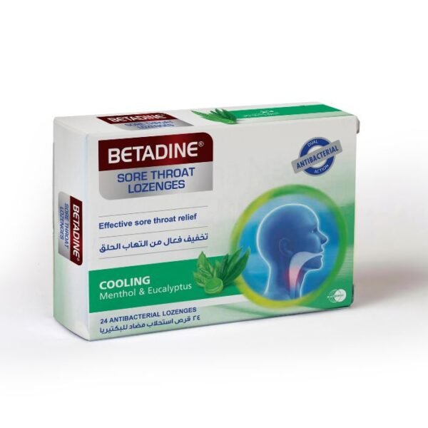 Betadine Sore Throat Menthol & Eucalyptus Lozenges 24s