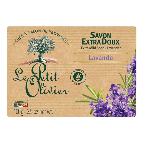 Le Petit Olivier Extra Mild Soap - Lavender 100g