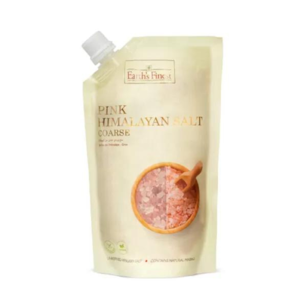 Earths Finest Pink Himalaya Salt - Coarse 500g