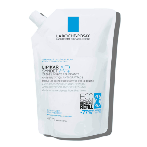 La Roche Posay Lipikar Syndet Ap+ Wash Cream Refill 400ml