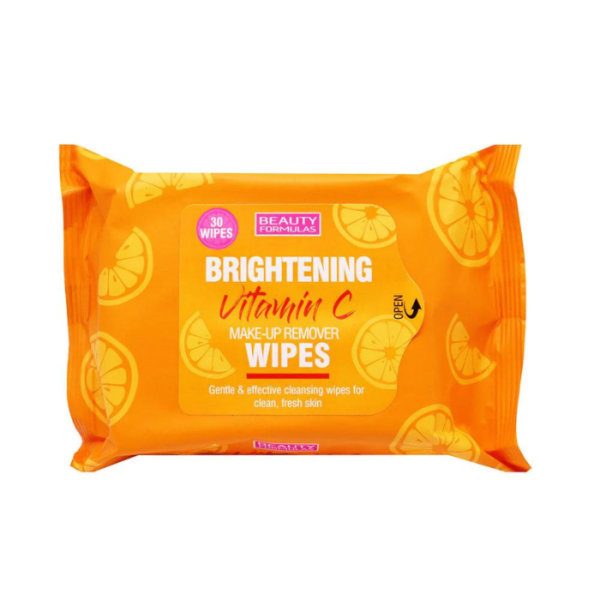 Beauty Formulas Brightening Vitamin C Make-Up Remover Wipes 30s