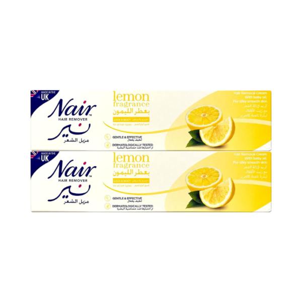 Nair Hair Removal Cream Lemon 110g Twin Pack Promo