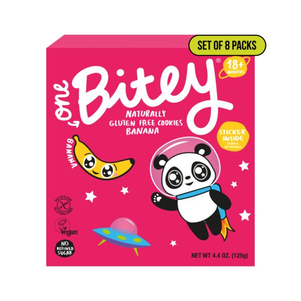 One Bitey Gluten-Free Cookies Banana 125g