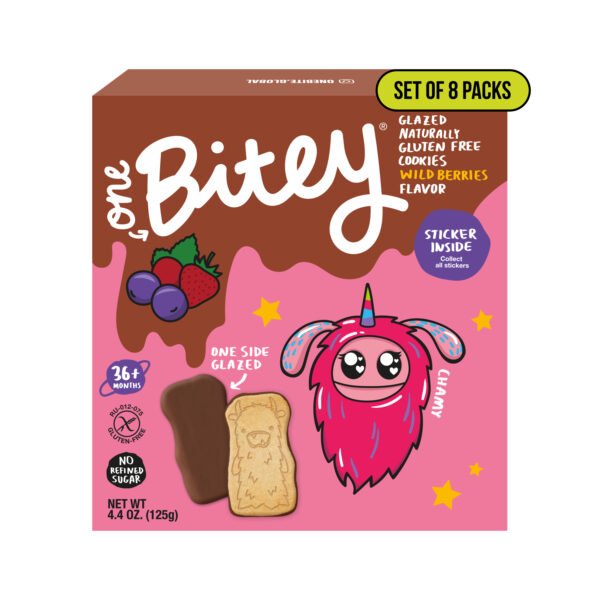 One Bitey Gluten-Free Cookies with Chocolate Wild Berries 125g