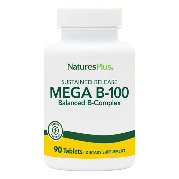 Natures Plus Mega B 100 Sustained Release 90 Tablets