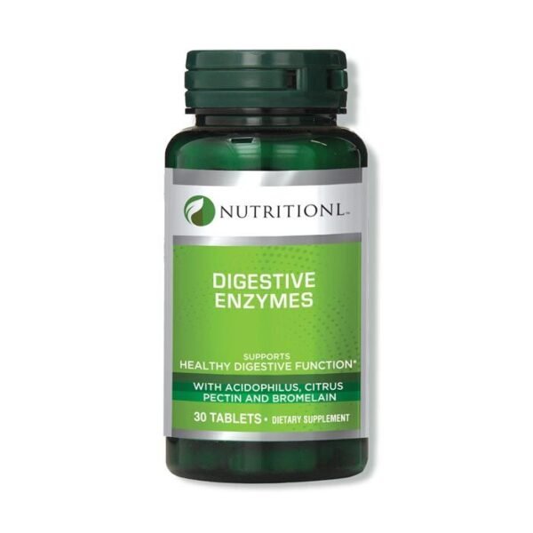 Nutritionl Digestive Enzymes Tabs 30's