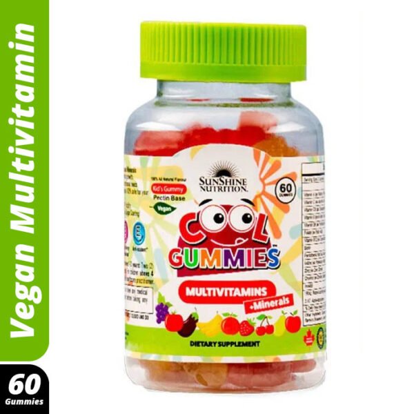 Sunshine Nutrition Cool Gummies Vegan Multivitamin 60's