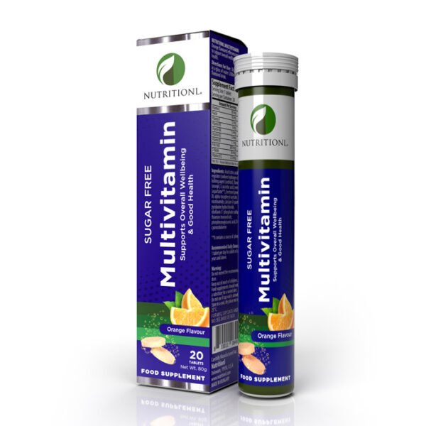 Nutritionl Multivitamin Orange Flavor Effervescent Tablet 20's