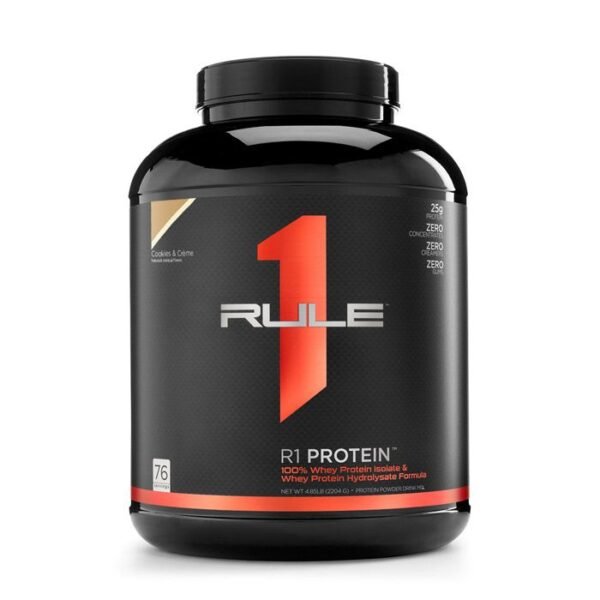 Rule1 Protein 76 Servings Cookies & Creme 4.89 Lb