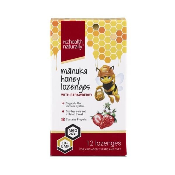 Nz Health Umf 10+ Manuka Lozenges -Kids 12's